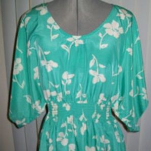 Teal Blouse Silky Soft